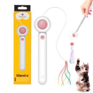 JUGUETE VARITA EXTENSIBLE BEEPAW WAND-E C/LASER ROSA