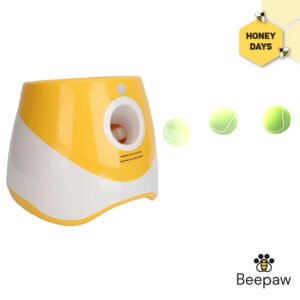 JUGUETE LANZAPELOTA INTERACTIVO BEEPAW NARANJA