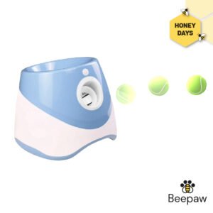 JUGUETE LANZAPELOTA INTERACTIVO BEEPAW CELESTE
