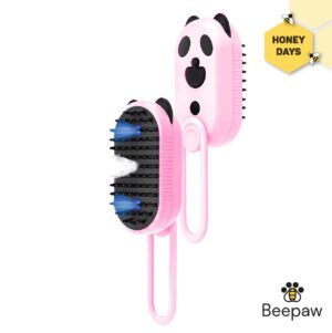 CEPILLO BEEPAW UV CON VAPOR PANDA CON MANGO ROSA