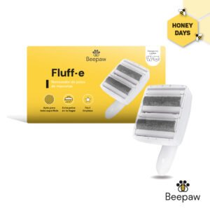 CEPILLO BEEPAW RECOLECTOR DE PELOS FLUFF-E BLANCO