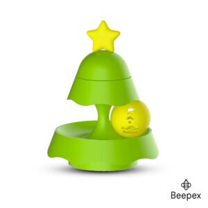 JUGUETE CATNIP ARBOL NAVIDAD DOS CAPAS VERDE