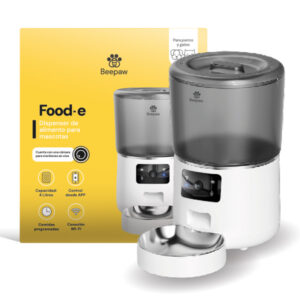 COMEDERO INTERACTIVO BEEPAW FOOD-E C/CAMARA BLANCO