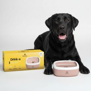 BEBEDERO INTERACTIVO PARA PERROS BEEPAW DRINK-E ROSA