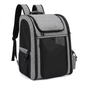 MOCHILA EXPANSIBLE 34X29X43 CM MOD 1 GRIS