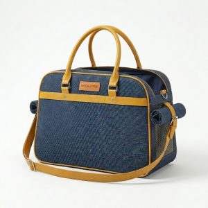 BOLSO TRANSPORTADOR DE DISEÑO 46X32X28 CM GRIS