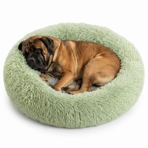 CAMA DONA TERCIOPELO LARGO. XL 100 CM VERDE